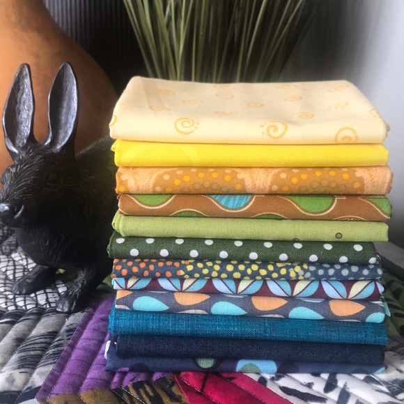 Other - Quilting Cotton Fabric FQ bundle 3 yards total